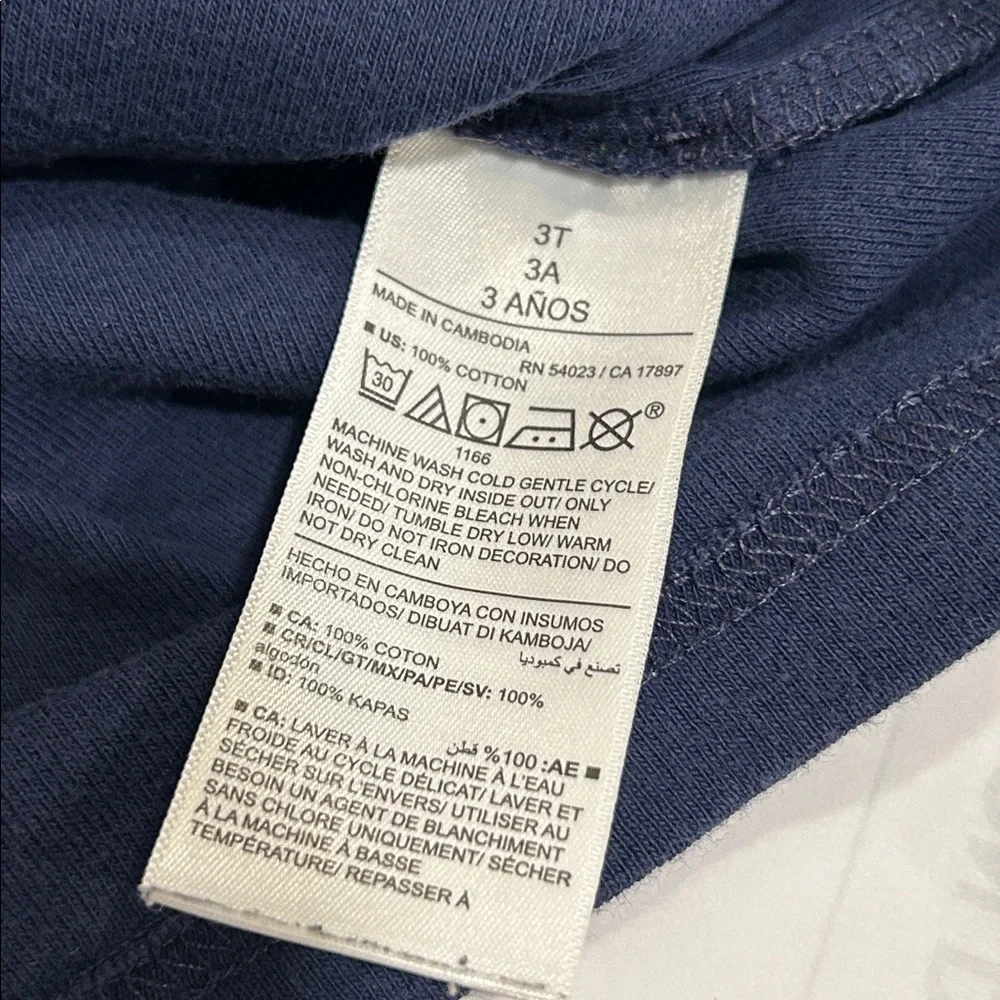 Old Navy Kids Pajama Set - Navy and Olive - Picture 5 of 6